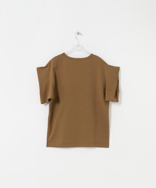 LAATO(ラート)の「tack sleeve tee(Tシャツ/カットソー・レディース・ホワイト/キャメル/ブラック・FREE)」の14枚目の写真