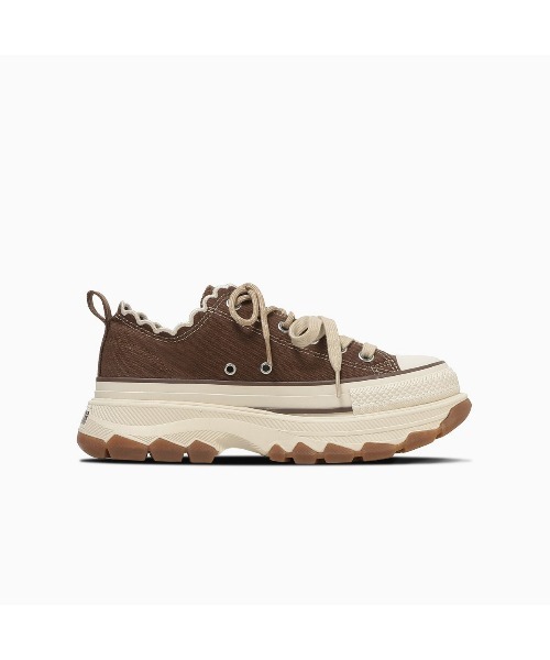 CONVERSE（コンバース）の「CONVERSE ALL STAR TREKWAVE LACEEDGE OX（コンバース オールスター トレックウエーブ レースエッジ OX）（スニーカー・メンズ・ベージュ系/ブラウン系・25cm/24.5cm/24cm/23.5cm/23cm/22.5cm）」の9枚目の写真