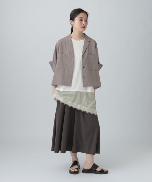 LEPSIM(レプシィム)の「イージークロップドパンツ 639317(その他パンツ・レディース・ブラウン/ブラック/チャコールグレー・FREE)」の13枚目の写真