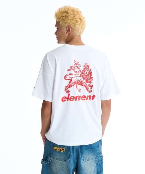 ELEMENT(エレメント)の「ELEMENT メンズ RASTA GRADE SS Tシャツ 【2026年夏モデル】(Tシャツ/カットソー・メンズ・ホワイト/ブラック/ラスタ・MEDIUM/LARGE/X-LARGE)」の2枚目の写真