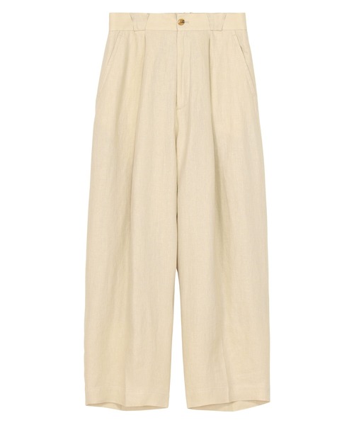 ZUCCa(ズッカ)の「LINEN TWILL(その他パンツ・レディース・ベージュ/ダークグレー/ブルー・M size)」の1枚目の写真