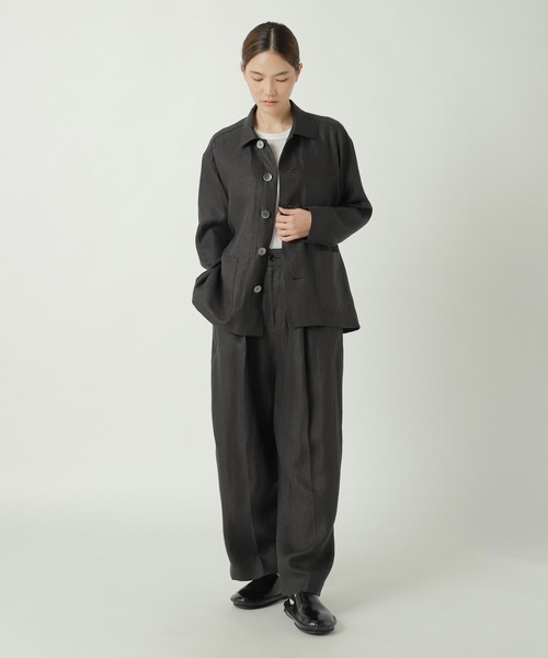 ZUCCa(ズッカ)の「LINEN TWILL(その他パンツ・レディース・ベージュ/ダークグレー/ブルー・M size)」の9枚目の写真
