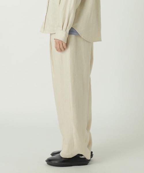 ZUCCa(ズッカ)の「LINEN TWILL(その他パンツ・レディース・ベージュ/ダークグレー/ブルー・M size)」の6枚目の写真