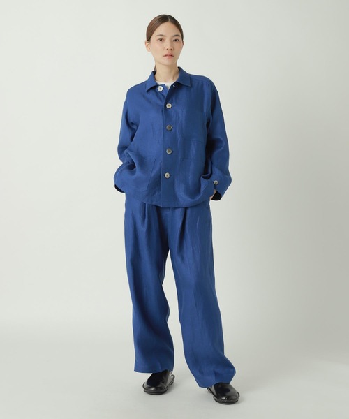 ZUCCa(ズッカ)の「LINEN TWILL(その他パンツ・レディース・ベージュ/ダークグレー/ブルー・M size)」の8枚目の写真