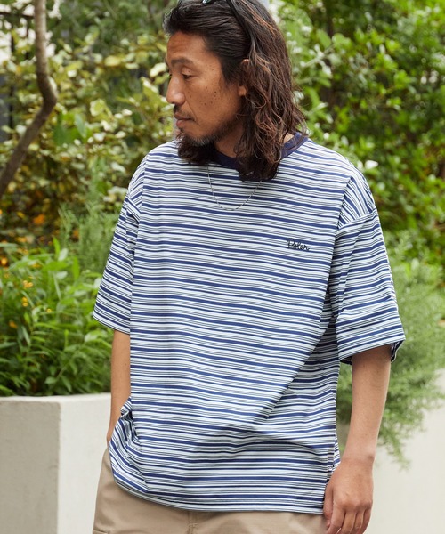 POLeR(ポーラー)の「POLeR/ポーラー 90's STRIPE QUICK DRY TEE 90年代ストライプクイックドライTシャツ 秋 秋服 2026年秋冬(Tシャツ/カットソー・メンズ・ホワイト/チャコール/ベージュ・M/L/XL)」の16枚目の写真