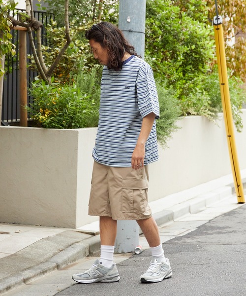 POLeR(ポーラー)の「POLeR/ポーラー 90's STRIPE QUICK DRY TEE 90年代ストライプクイックドライTシャツ 秋 秋服 2026年秋冬(Tシャツ/カットソー・メンズ・ホワイト/チャコール/ベージュ・M/L/XL)」の22枚目の写真
