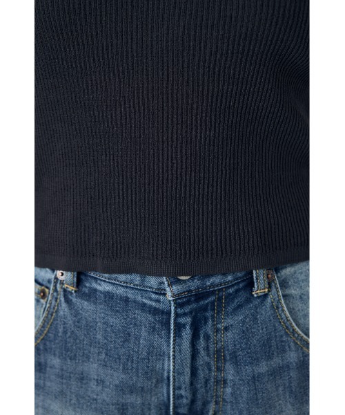 AZUL by moussy(アズールバイマウジー)の「【カップ付き/パッド付き】2点セットノースリーブトップス サマーニット 夏服 春服 秋服 ベアトップス ビスチェ(ニット/セーター・レディース・ライトグレー/レッド/ライトブラック/ベージュ・FREE)」の13枚目の写真