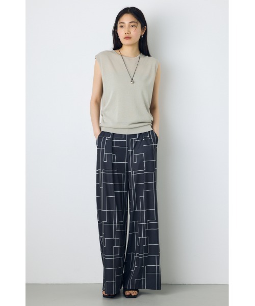 AZUL by moussy(アズールバイマウジー)の「【カップ付き/パッド付き】2点セットノースリーブトップス サマーニット 夏服 春服 秋服 ベアトップス ビスチェ(ニット/セーター・レディース・ライトグレー/レッド/ライトブラック/ベージュ・FREE)」の19枚目の写真