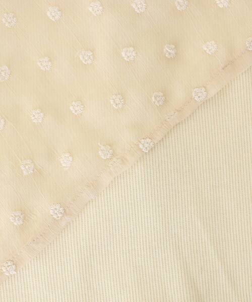 le.coeur blanc(ルクールブラン)の「2WAY楊柳フラワー刺繍ブラウス(シャツ/ブラウス・レディース・ホワイト系その他/ブラック系その他・38)」の10枚目の写真