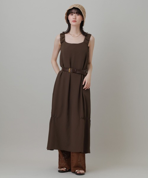 LAKOLE（ラコレ）の「スソシャーリングワンピース / 849670（ワンピース・レディース・ブルー/ブラウン/ブラック・MEDIUM/LARGE）」の11枚目の写真