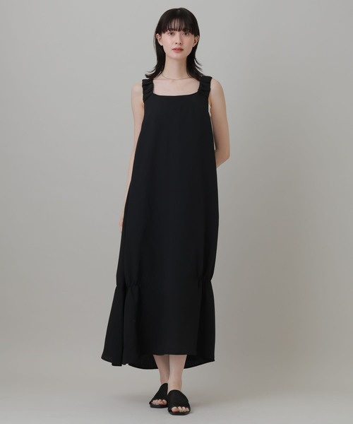 LAKOLE（ラコレ）の「スソシャーリングワンピース / 849670（ワンピース・レディース・ブルー/ブラウン/ブラック・MEDIUM/LARGE）」の4枚目の写真