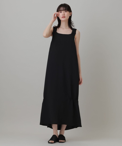 LAKOLE（ラコレ）の「スソシャーリングワンピース / 849670（ワンピース・レディース・ブルー/ブラウン/ブラック・MEDIUM/LARGE）」の5枚目の写真