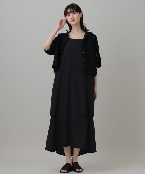 LAKOLE（ラコレ）の「スソシャーリングワンピース / 849670（ワンピース・レディース・ブルー/ブラウン/ブラック・MEDIUM/LARGE）」の9枚目の写真