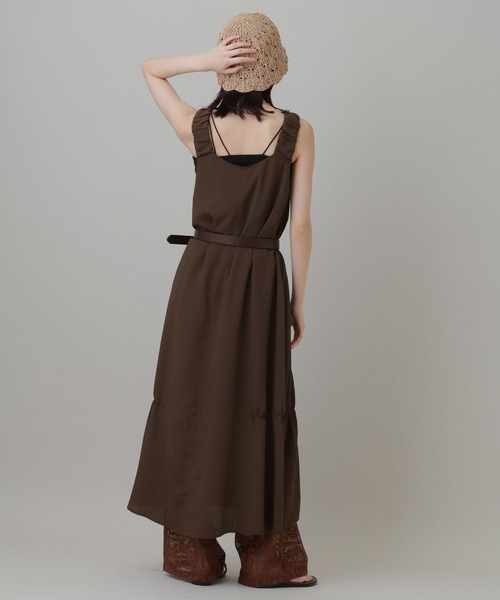 LAKOLE（ラコレ）の「スソシャーリングワンピース / 849670（ワンピース・レディース・ブルー/ブラウン/ブラック・MEDIUM/LARGE）」の14枚目の写真