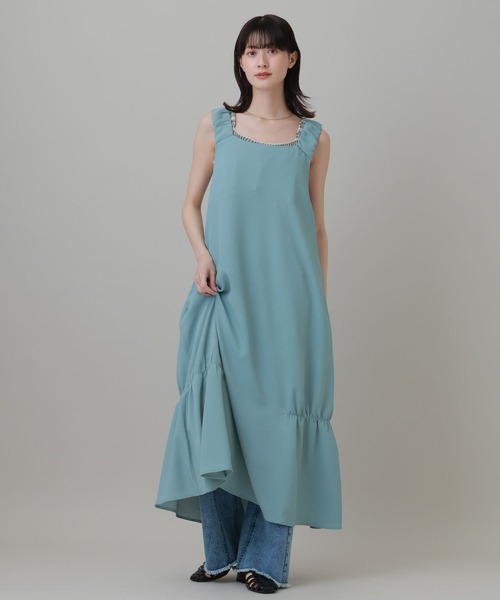 LAKOLE（ラコレ）の「スソシャーリングワンピース / 849670（ワンピース・レディース・ブルー/ブラウン/ブラック・MEDIUM/LARGE）」の17枚目の写真