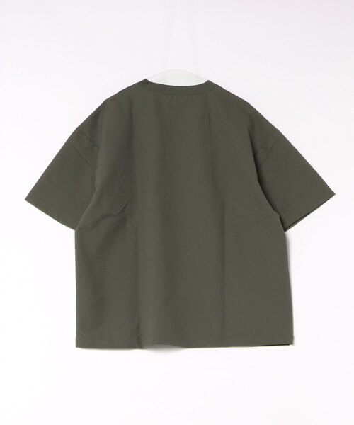 coca(coca)(コカ)の「シアサッカー半袖トップス(Tシャツ/カットソー・メンズ・カーキ/ブラック・L/XL/M)」の16枚目の写真