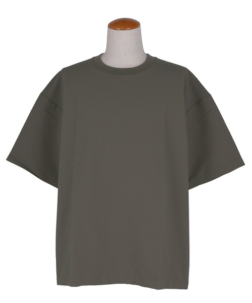 coca(coca)(コカ)の「シアサッカー半袖トップス(Tシャツ/カットソー・メンズ・カーキ/ブラック・L/XL/M)」の15枚目の写真