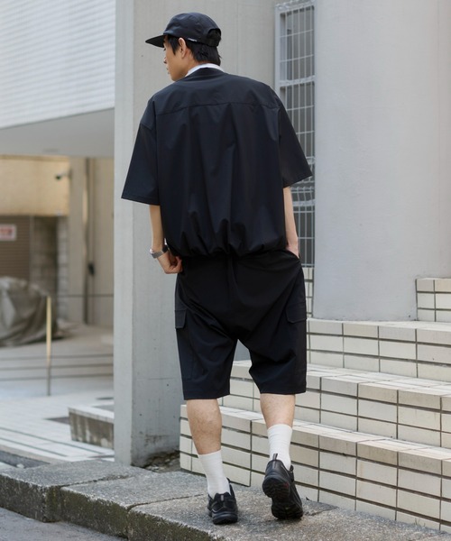 WEGO(ウィゴー)の「WEGO/【26年春夏新作】リップストップカーゴショーツ(カーゴパンツ・メンズ・グレー/ブラック・LARGE/MEDIUM)」の8枚目の写真