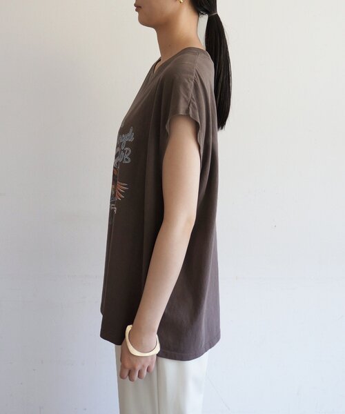 LOUNGEDRESS（ラウンジドレス）の「【GOOD ROCK SPEED】EAGLEフレンチT（Tシャツ/カットソー・レディース・ブラウン/ブラック・FREE）」の17枚目の写真