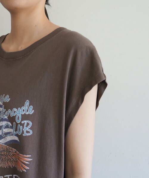 LOUNGEDRESS（ラウンジドレス）の「【GOOD ROCK SPEED】EAGLEフレンチT（Tシャツ/カットソー・レディース・ブラウン/ブラック・FREE）」の20枚目の写真