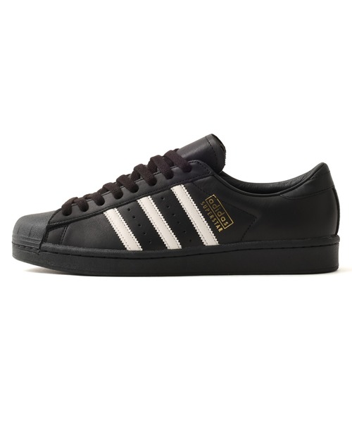 adidas(アディダス)の「adidas SUPERSTAR VINTAGE / アディダス スーパースター ヴィンテージ(スニーカー・メンズ・ブラック・26.0cm/26.5cm/27.0cm/27.5cm/28.0cm/28.5cm/29.0cm/30.0cm)」の4枚目の写真