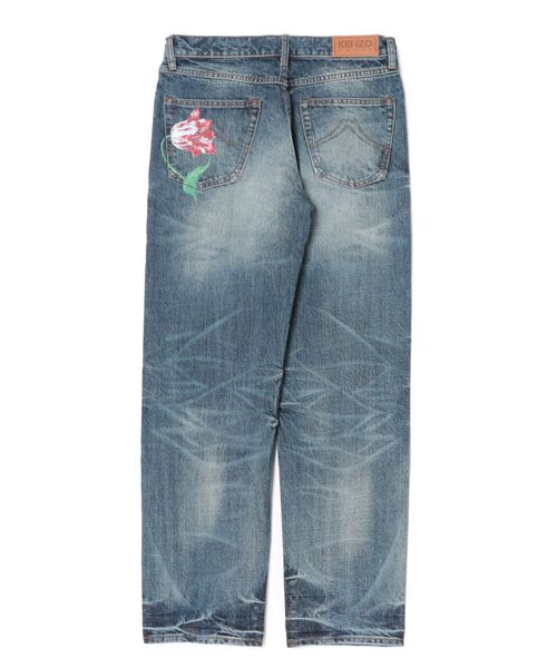 KENZO(ケンゾー)の「'KENZO Tulip' ストレート パンツ イン ジャパニーズ デニム(デニムパンツ・レディース・ブルー系その他7・27/25/26/28)」の8枚目の写真