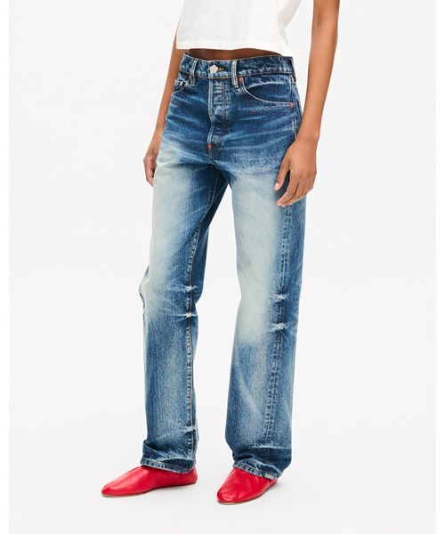 KENZO(ケンゾー)の「'KENZO Tulip' ストレート パンツ イン ジャパニーズ デニム(デニムパンツ・レディース・ブルー系その他7・27/25/26/28)」の1枚目の写真