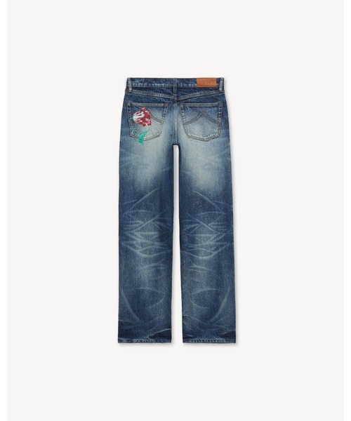 KENZO(ケンゾー)の「'KENZO Tulip' ストレート パンツ イン ジャパニーズ デニム(デニムパンツ・レディース・ブルー系その他7・27/25/26/28)」の7枚目の写真