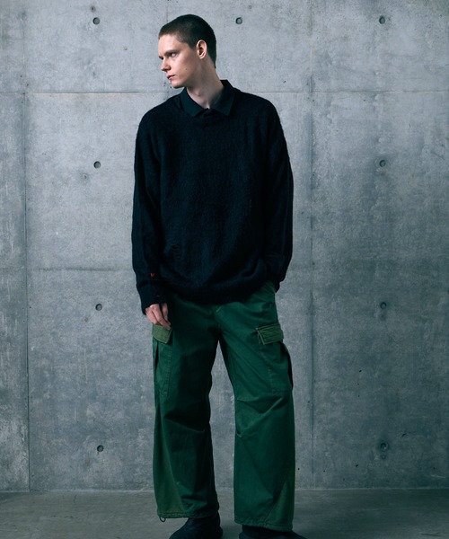 VIRGOwearworks（ヴァルゴウェアワークス）の「FRAYVEIL MOHAIR（ニット/セーター・メンズ・ブラック/ネイビー/グレー・2/3/4）」の17枚目の写真