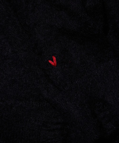 VIRGOwearworks（ヴァルゴウェアワークス）の「FRAYVEIL MOHAIR（ニット/セーター・メンズ・ブラック/ネイビー/グレー・2/3/4）」の12枚目の写真