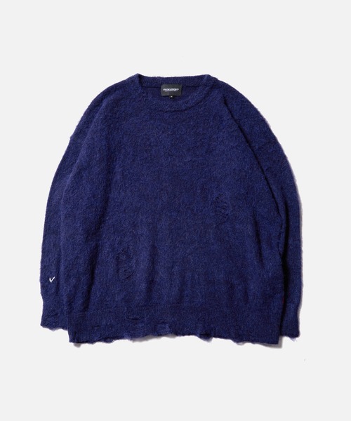 VIRGOwearworks（ヴァルゴウェアワークス）の「FRAYVEIL MOHAIR（ニット/セーター・メンズ・ブラック/ネイビー/グレー・2/3/4）」の7枚目の写真