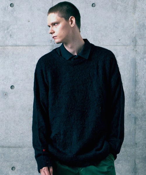 VIRGOwearworks(ヴァルゴウェアワークス)の「NANCY MOHAIR(ニット/セーター・メンズ・ブラック/ネイビー/グレー・2/3/4)」の13枚目の写真