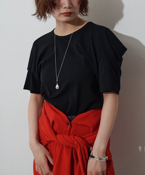 Whim Gazette（ウィムガゼット）の「【GEMINI】変形カットソー（Tシャツ/カットソー・レディース・ブラック/グレー/オフホワイト・FREE）」の15枚目の写真