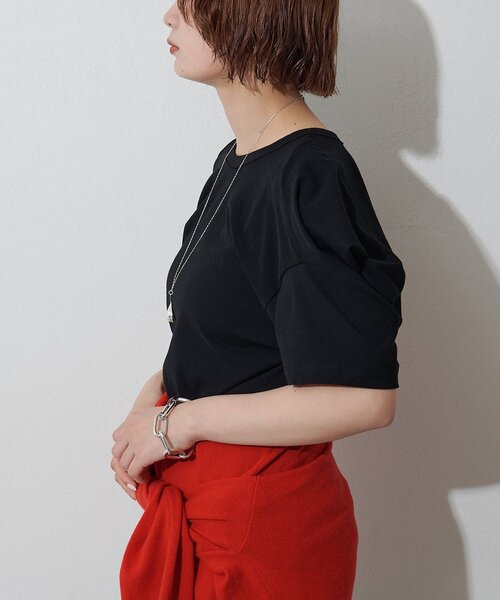 Whim Gazette（ウィムガゼット）の「【GEMINI】変形カットソー（Tシャツ/カットソー・レディース・ブラック/グレー/オフホワイト・FREE）」の16枚目の写真
