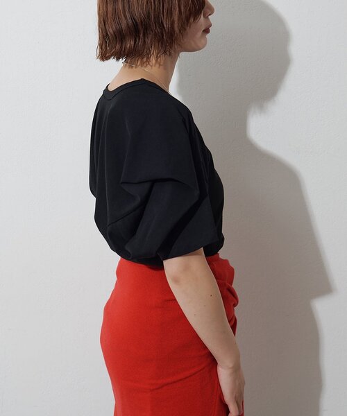 Whim Gazette（ウィムガゼット）の「【GEMINI】変形カットソー（Tシャツ/カットソー・レディース・ブラック/グレー/オフホワイト・FREE）」の20枚目の写真