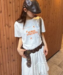 w closet | ピグメントプリントTシャツ 夏服(Tシャツ/カットソー)