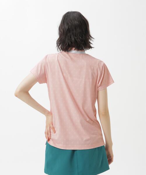 Jack Bunny!!(ジャックバニー)の「【Jack Bunny!!】ロゴプリント半袖モックネックカットソー(Tシャツ/カットソー・レディース・ピンク/ネイビー/ホワイト・SMALL/MEDIUM)」の12枚目の写真