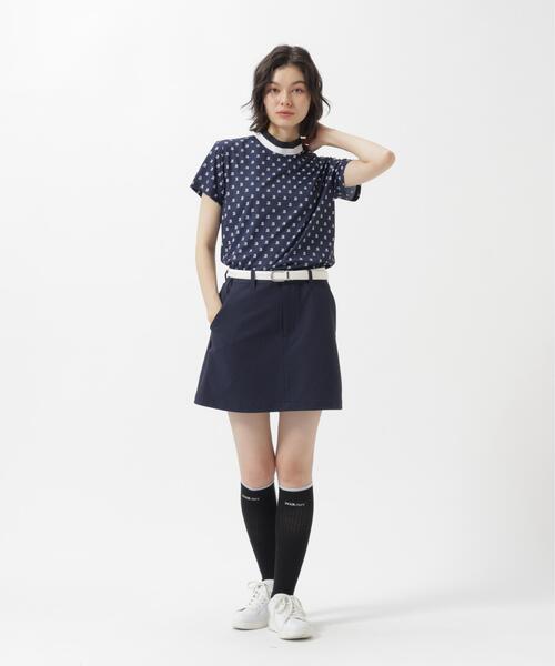 Jack Bunny!!(ジャックバニー)の「【Jack Bunny!!】ロゴプリント半袖モックネックカットソー(Tシャツ/カットソー・レディース・ピンク/ネイビー/ホワイト・SMALL/MEDIUM)」の15枚目の写真