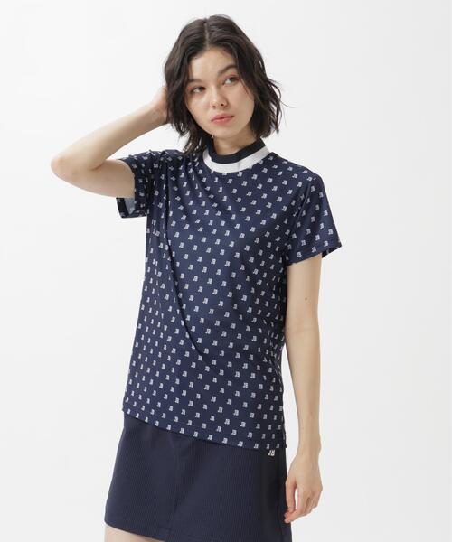 Jack Bunny!!(ジャックバニー)の「【Jack Bunny!!】ロゴプリント半袖モックネックカットソー(Tシャツ/カットソー・レディース・ピンク/ネイビー/ホワイト・SMALL/MEDIUM)」の17枚目の写真