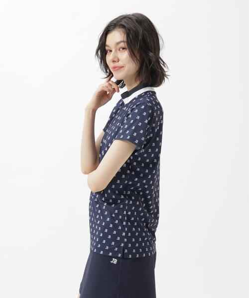 Jack Bunny!!(ジャックバニー)の「【Jack Bunny!!】ロゴプリント半袖モックネックカットソー(Tシャツ/カットソー・レディース・ピンク/ネイビー/ホワイト・SMALL/MEDIUM)」の18枚目の写真