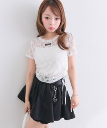 レースドロストTシャツ