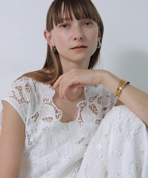 CADUNE(カデュネ)の「レースロンパース(その他パンツ・レディース・ホワイト/ブラック・38/36/34)」の13枚目の写真