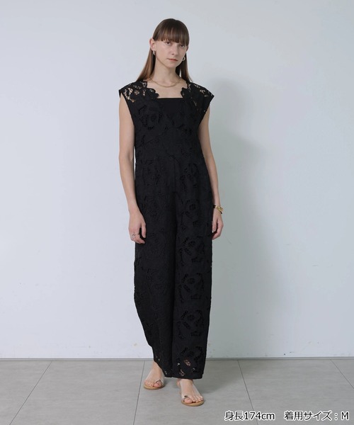 CADUNE(カデュネ)の「レースロンパース(その他パンツ・レディース・ホワイト/ブラック・38/36/34)」の15枚目の写真