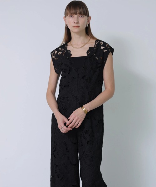CADUNE(カデュネ)の「レースロンパース(その他パンツ・レディース・ホワイト/ブラック・38/36/34)」の21枚目の写真