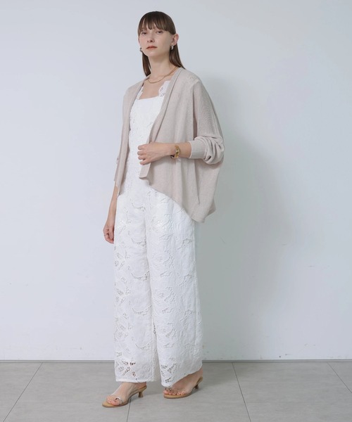 CADUNE(カデュネ)の「レースロンパース(その他パンツ・レディース・ホワイト/ブラック・38/36/34)」の10枚目の写真