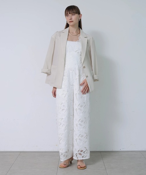 CADUNE(カデュネ)の「レースロンパース(その他パンツ・レディース・ホワイト/ブラック・38/36/34)」の12枚目の写真