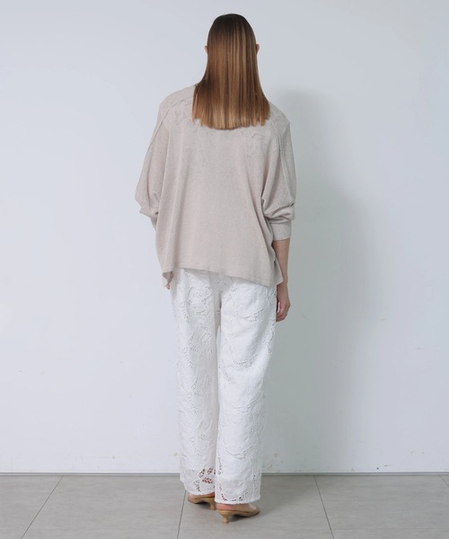 CADUNE(カデュネ)の「レースロンパース(その他パンツ・レディース・ホワイト/ブラック・38/36/34)」の3枚目の写真