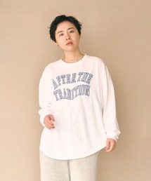 「KHA:KI / カーキ」L/S TEE -WARPED COLLEGE-