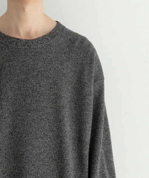 crepuscule(クレプスキュール)の「crepuscule Co/ra moss stitch P/O(ニット/セーター・レディース・ヘザーグレー・2)」の3枚目の写真