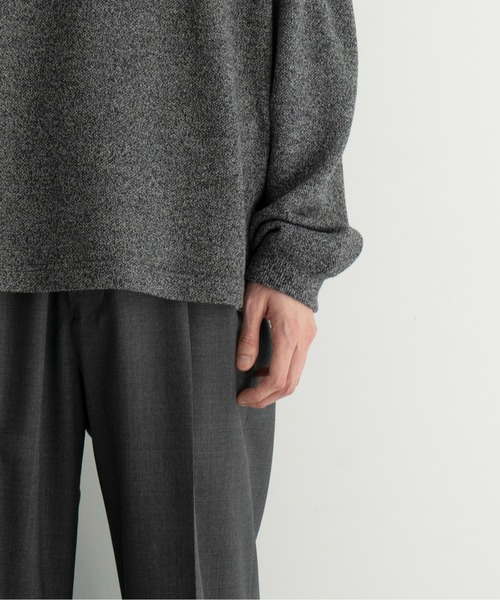 crepuscule(クレプスキュール)の「crepuscule Co/ra moss stitch P/O(ニット/セーター・レディース・ヘザーグレー・2)」の4枚目の写真
